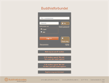 Tablet Screenshot of buddhistforbundet.info